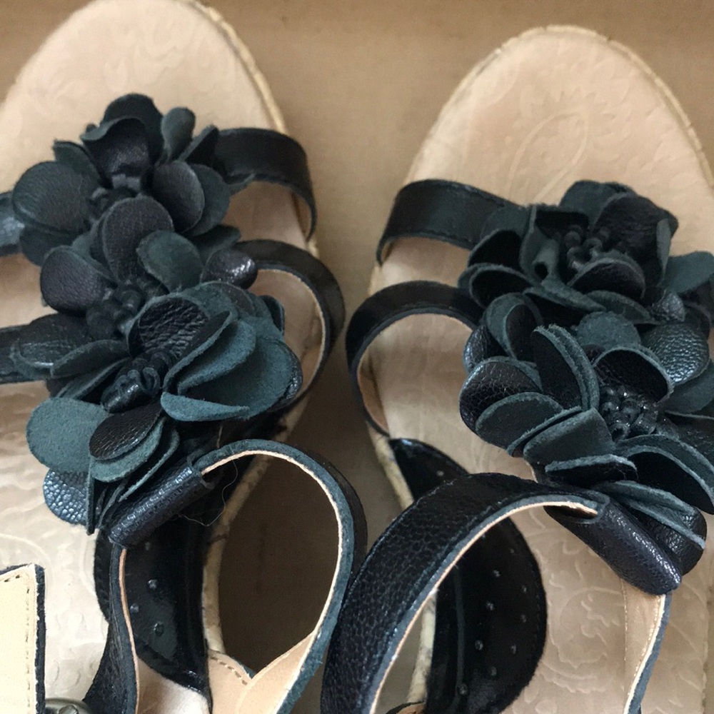 High heel sandals.